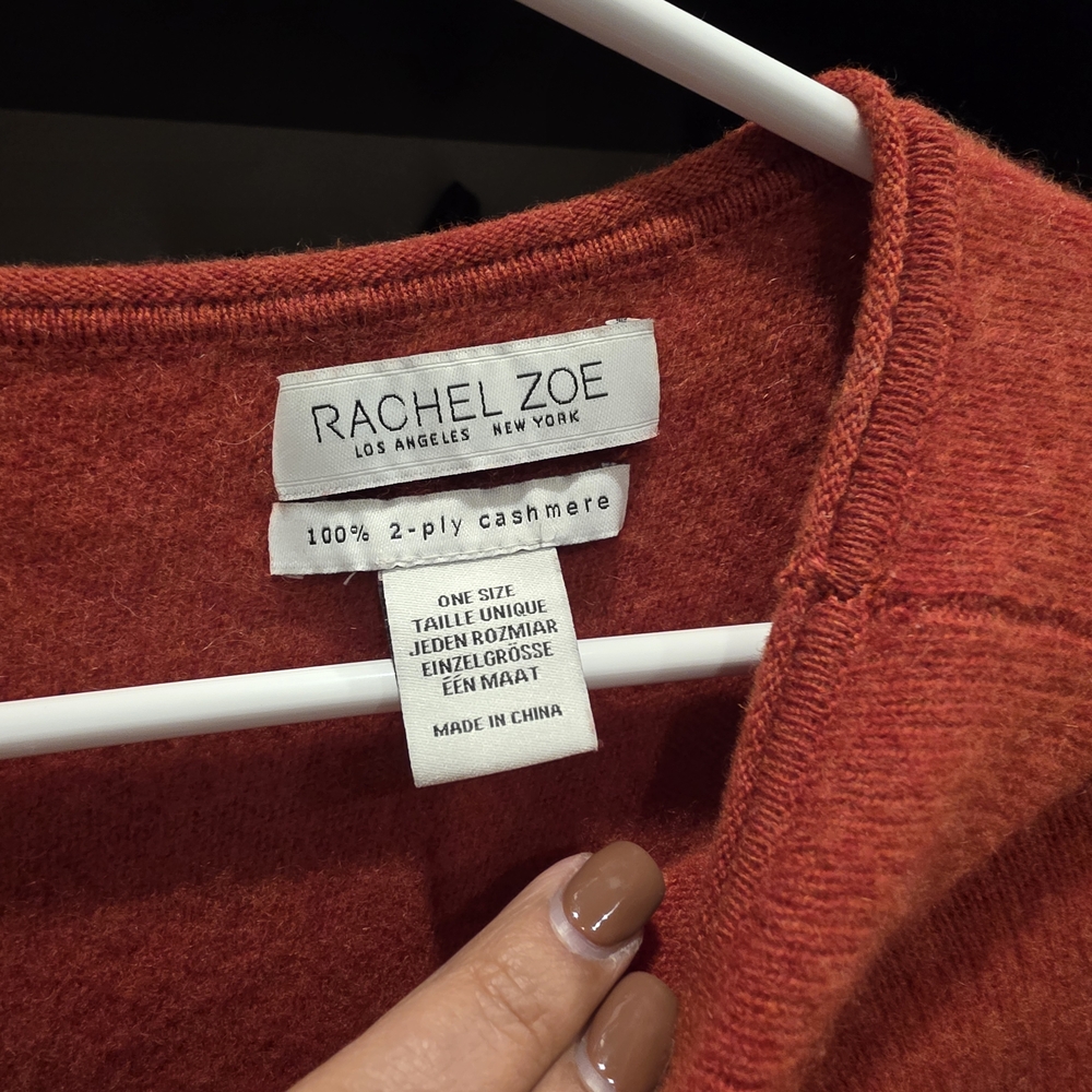 Rachel Zoe Women's V-Neck Sweater in Rich Red